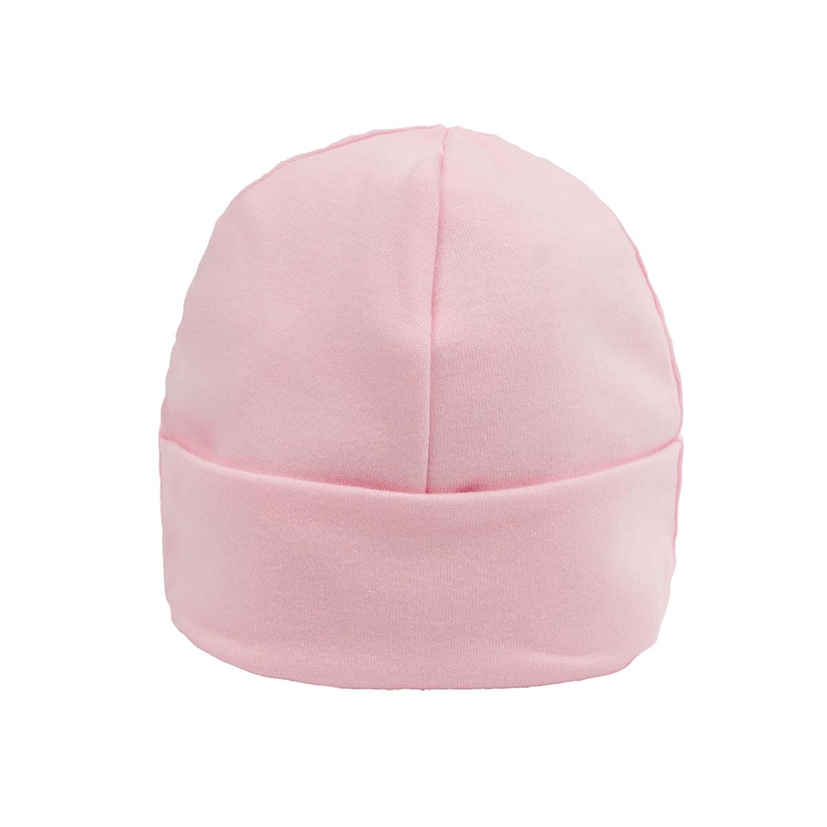 KUSHIES Cotton Baby Hat (for 3-6 months) | light blue / pink