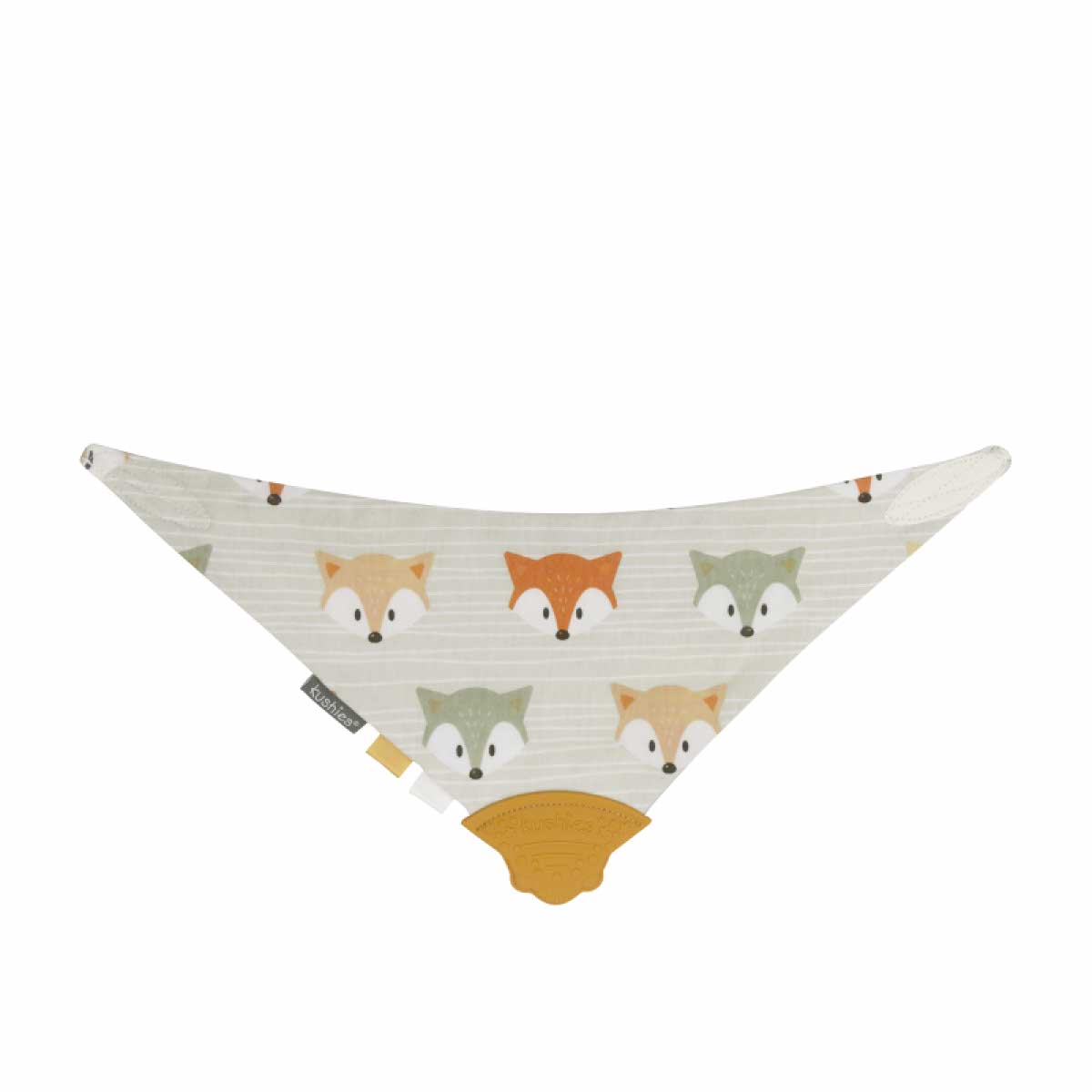 KUSHIES 二合一口水肩連食品級牙膠 小狐貍