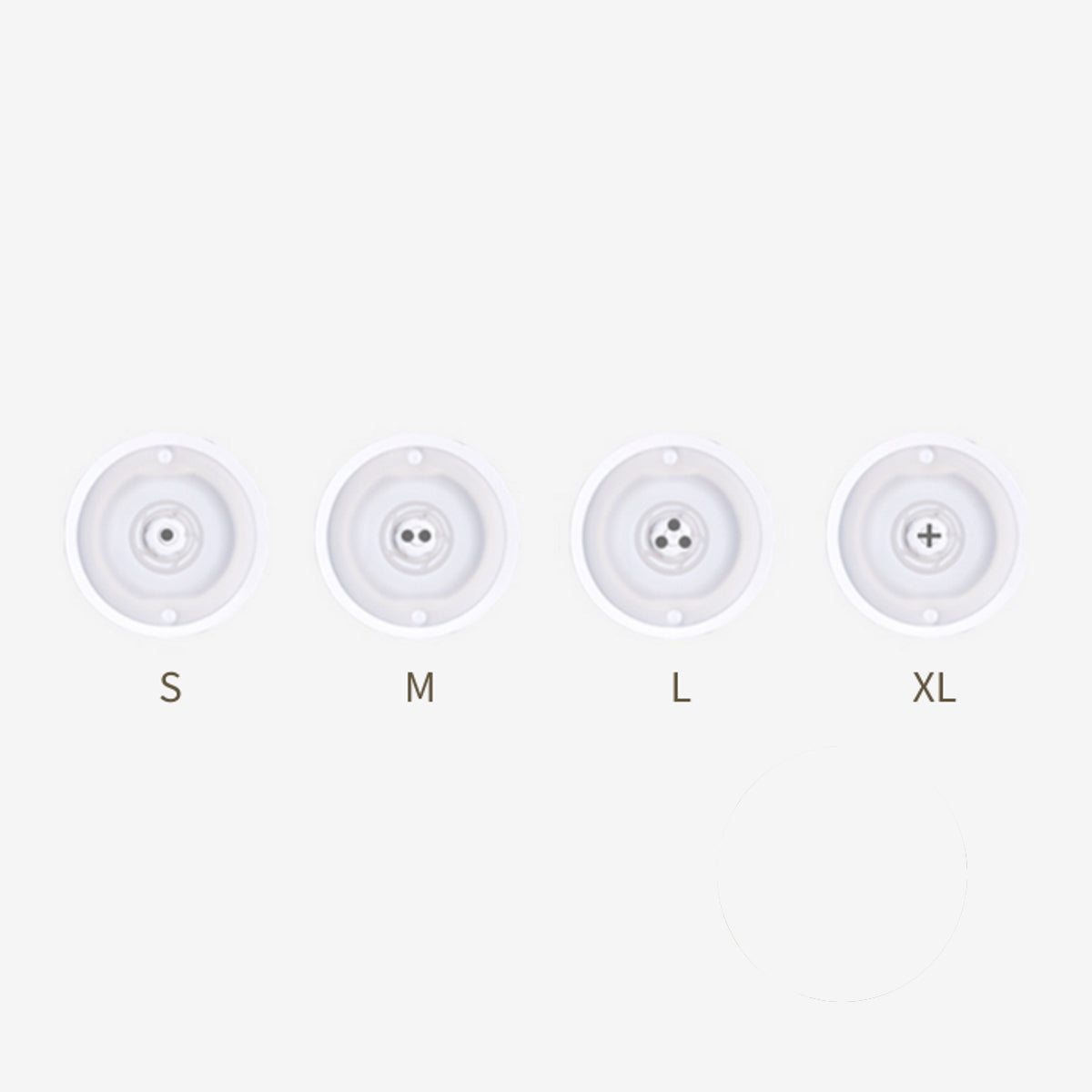 SPECTRA 輕柔矽膠奶咀 8個優惠套裝 (四款孔徑各附2個奶咀)