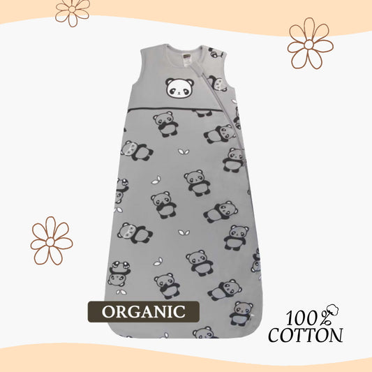 KUSHIES ORGANIC Sleepbag Baby 0+ / 18-36 months Grey Panda