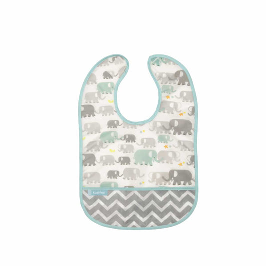 KUSHIES 嬰兒口水肩 (6-12個月) 可愛大象