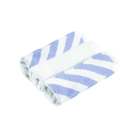 多用途純棉方巾 (藍/粉紅/灰條/灰白)