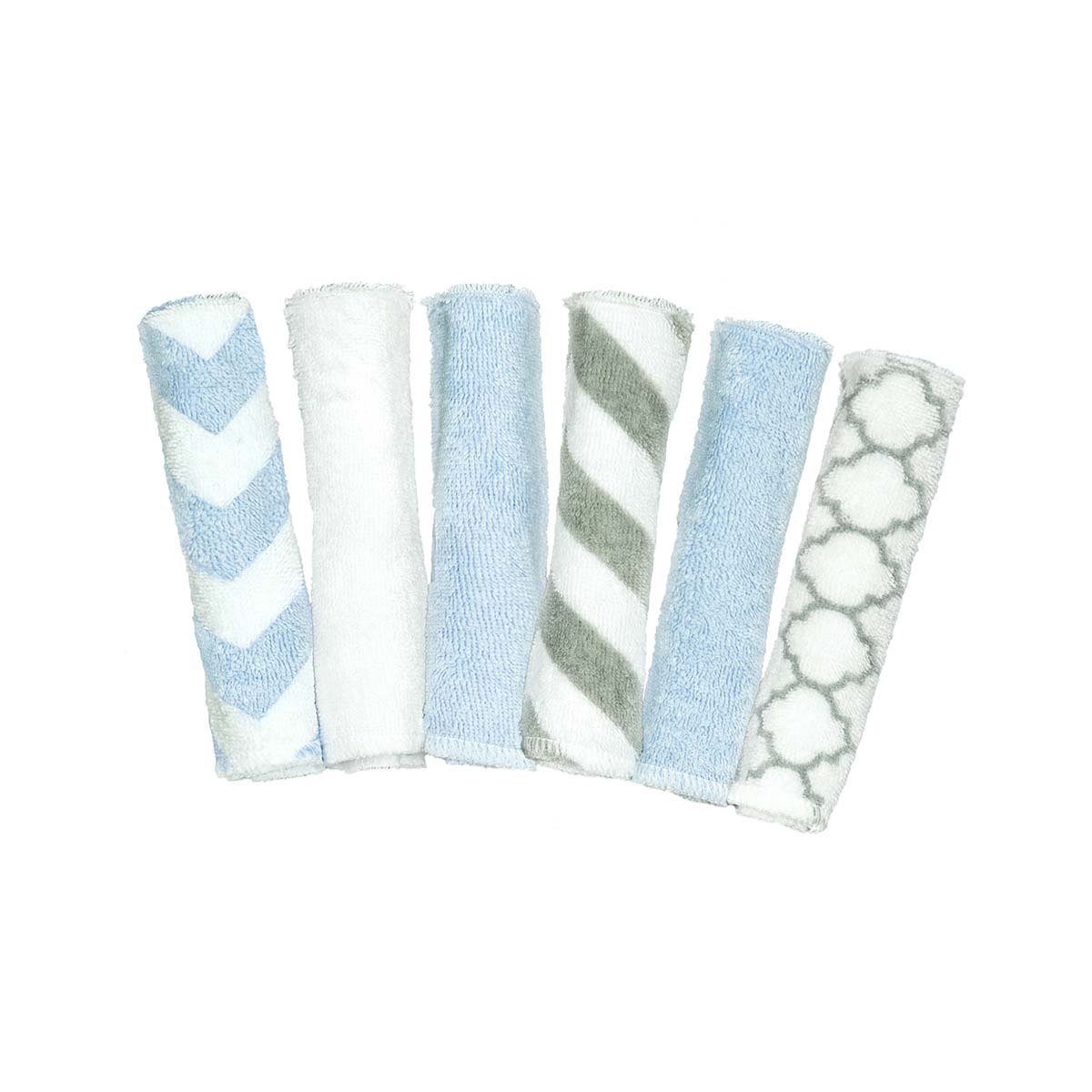 多用途純棉方巾 (藍/粉紅/灰)