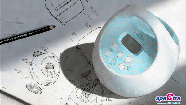 Spectra S1 breastpump graphic design