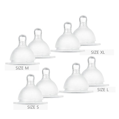 SPECTRA Silicone Teat S-XL 8pcs Discount Set (2 teats for each size)
