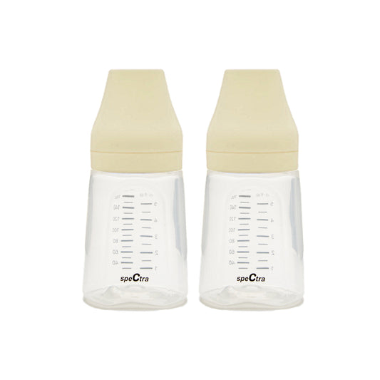 【NEW】SPECTRA PP 闊口儲奶瓶連瓶上蓋160mlSPECTRA PP Wide Neck Milk Storage Bottle 160ml 2pcs pack